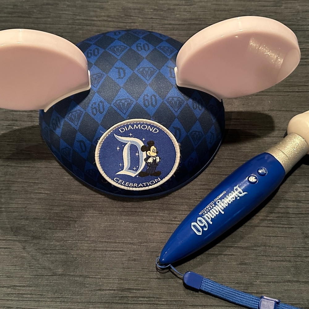 Disneyland 60th Diamond Celebration Mickey Ears Hat